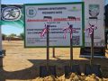 Inicio de obra para espacio deportivo en la Aldea Nueva Unión