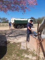 Entrega de 10.000 litros de agua potable en Montelindo