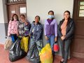 Entrega de abrigos y calzados en comunidades indígenas