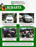 Subasta pública en la Gobernación