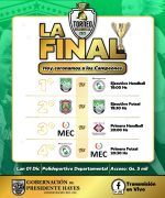 Gran Final del Torneo Interinstitucional 2025 en el Polideportivo Departamental