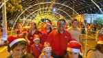 “Magia de Luces en Familia” iluminó la explanada de la Gobernación